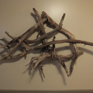 Hand crafted wall decoration made with driftwood in Ottawa Ontario