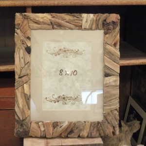 Hand crafted picture Frame 8 x 10 made with driftwood in Ottawa Ontario